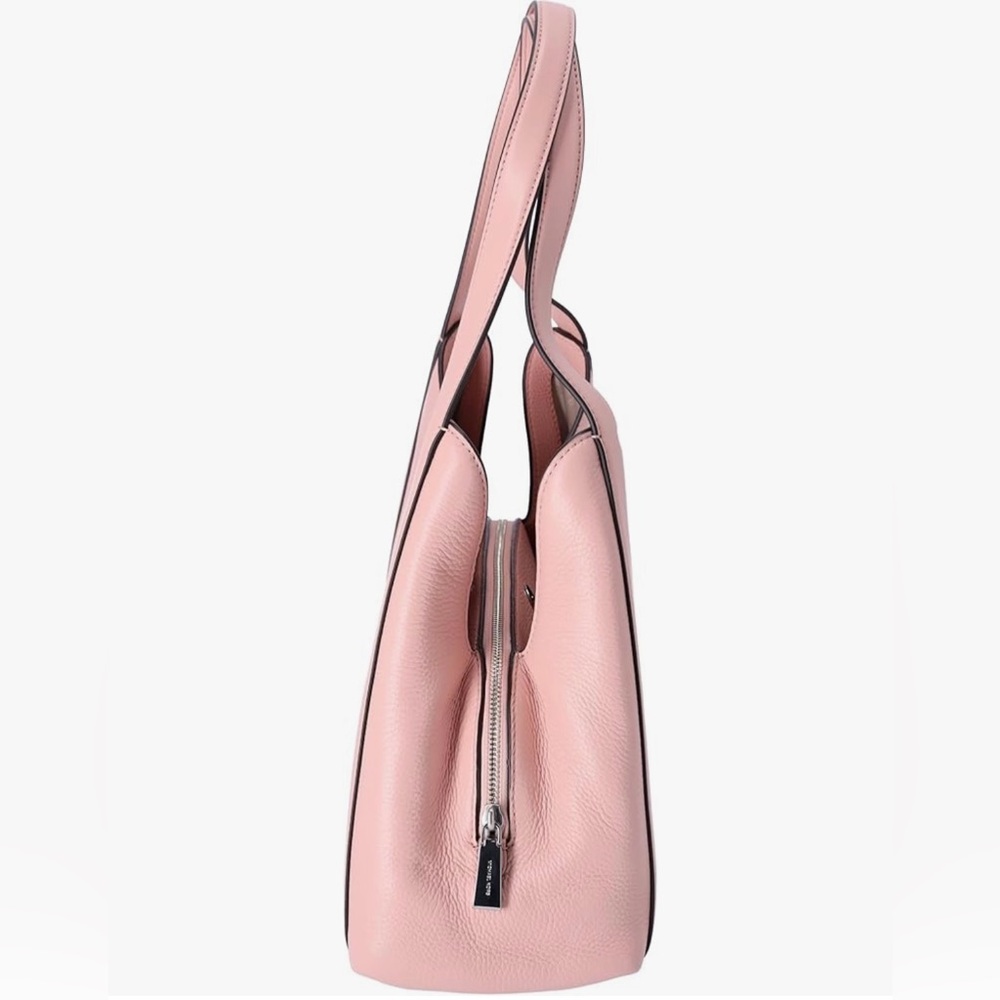 MICHAEL Michael Kors Rosemary Large Hobo Shoulder Bag Tote Pink Leather - Picture 6 of 7